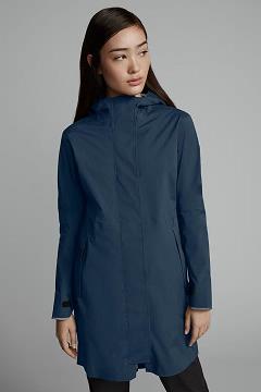 Chamarras Canada Goose Mujer Outlet - Salida Chubasquero Black Label Verdes Oscuro JA8031247